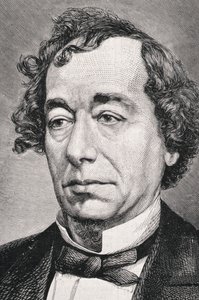 本杰明迪斯雷利的肖像，比肯斯菲尔德的第一伯爵（1804-81） 作者 法语学校